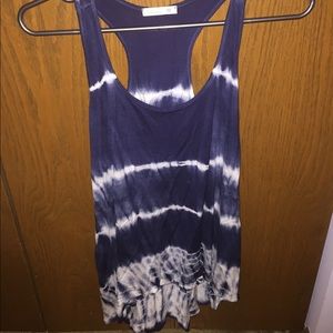 Soprano tie dye tank top